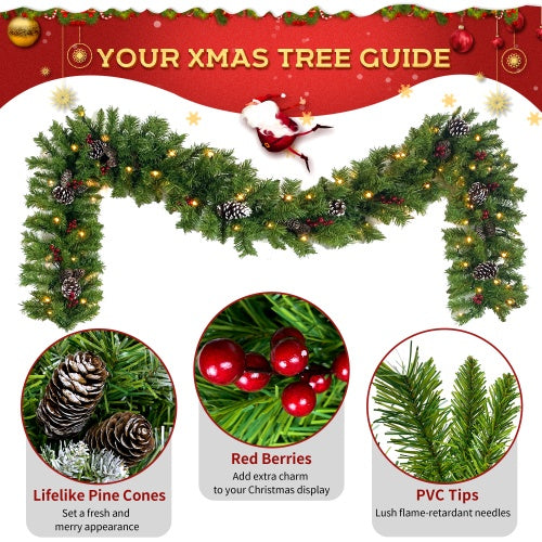 LED Lit Christmas Décor Set