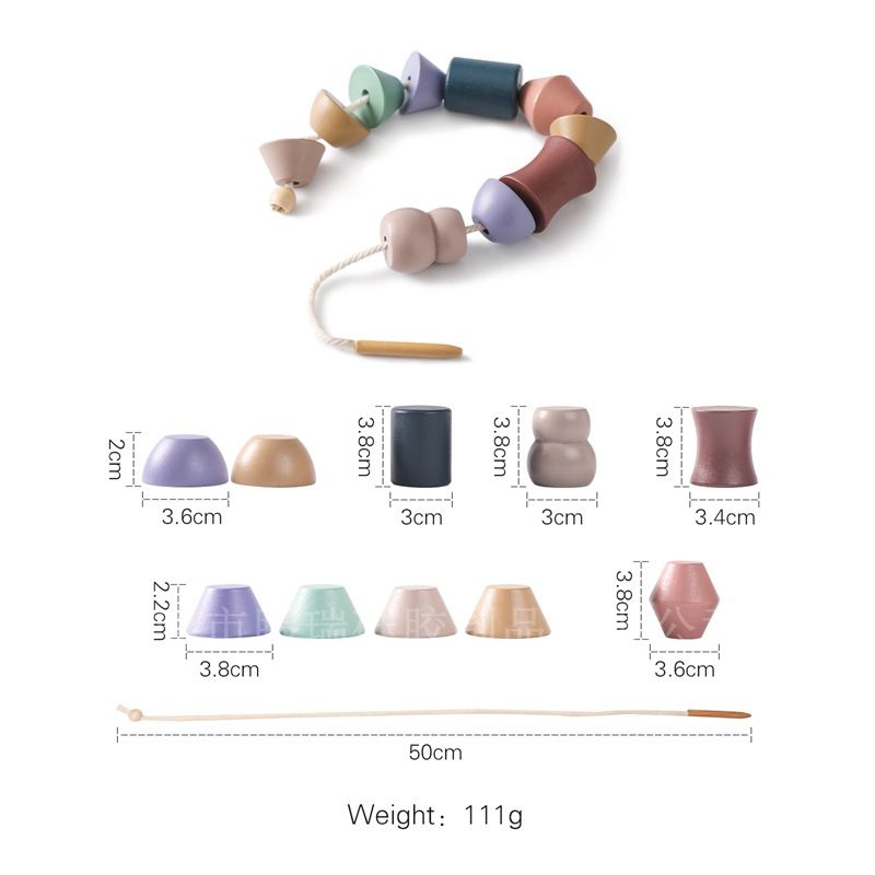 Montessori Wooden Animal Stacking Toy