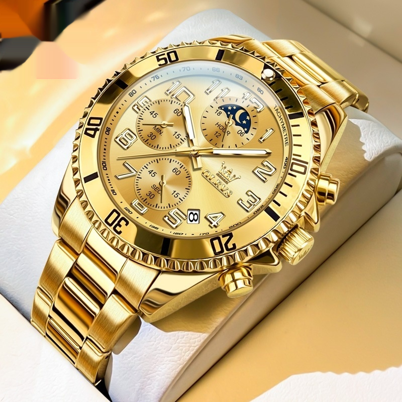 Versatile Men's Metal Watch