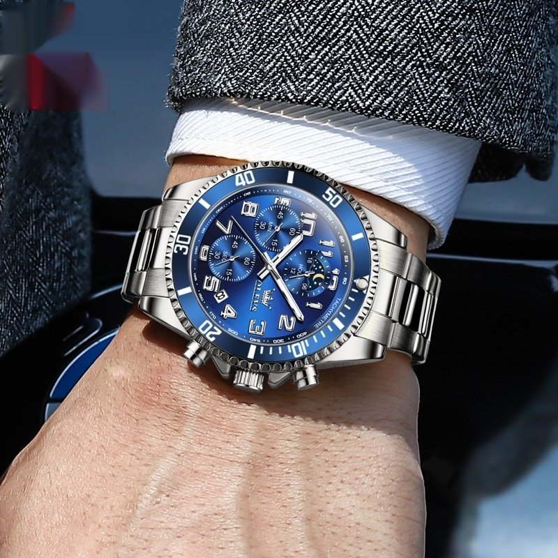 Versatile Men's Metal Watch
