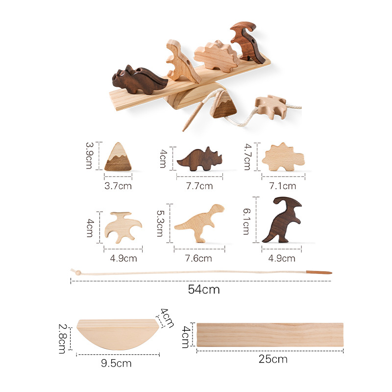 Montessori Wooden Animal Stacking Toy