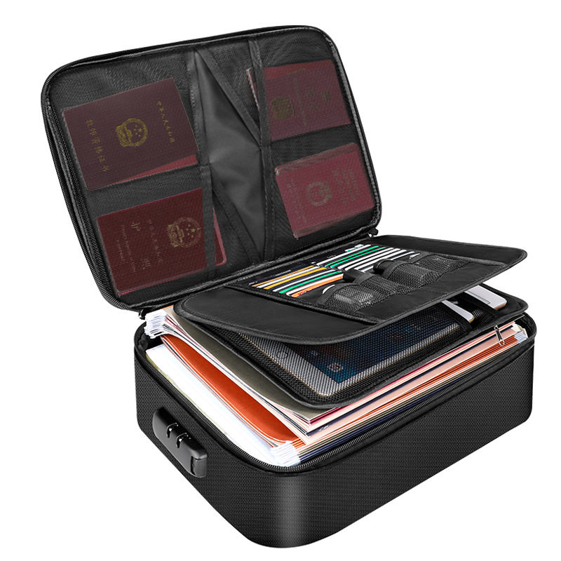 Fireproof Document Organizer Bag