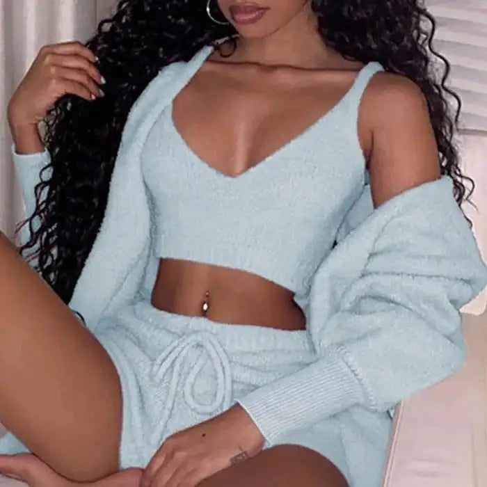 Women’s 3-piece lounge and pajama set — view 3