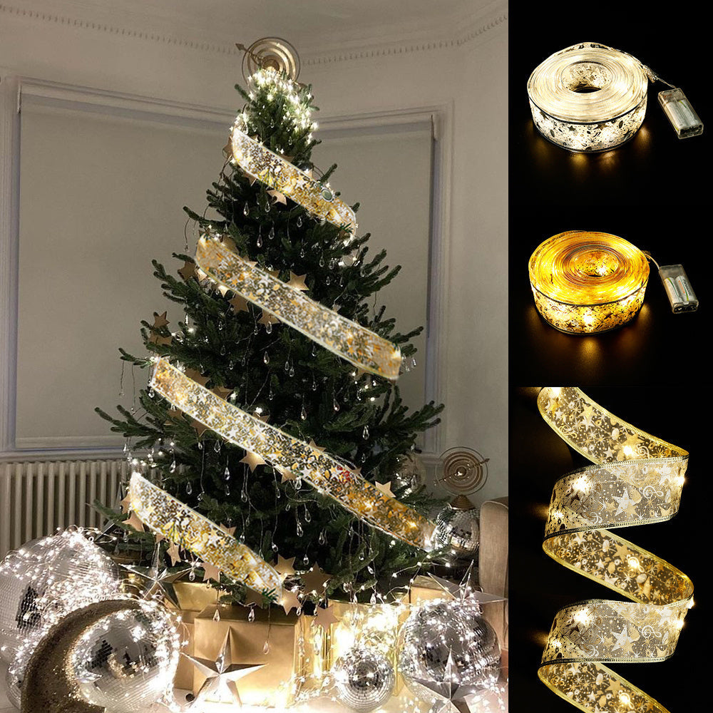 Twinkle Bow LED Ribbon Lights