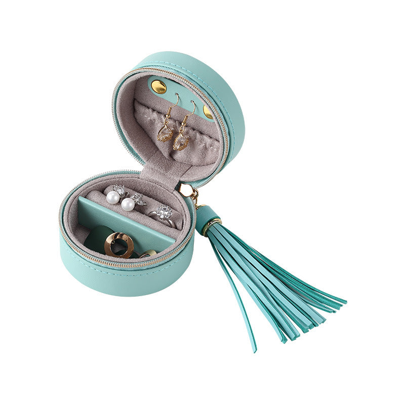 Mini Travel Jewelry Box with Tassel