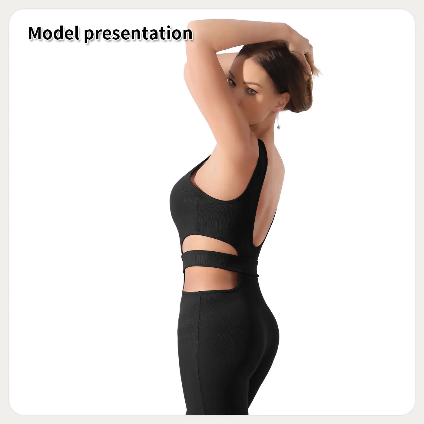 Women's sleeveless jumpsuit product view 2