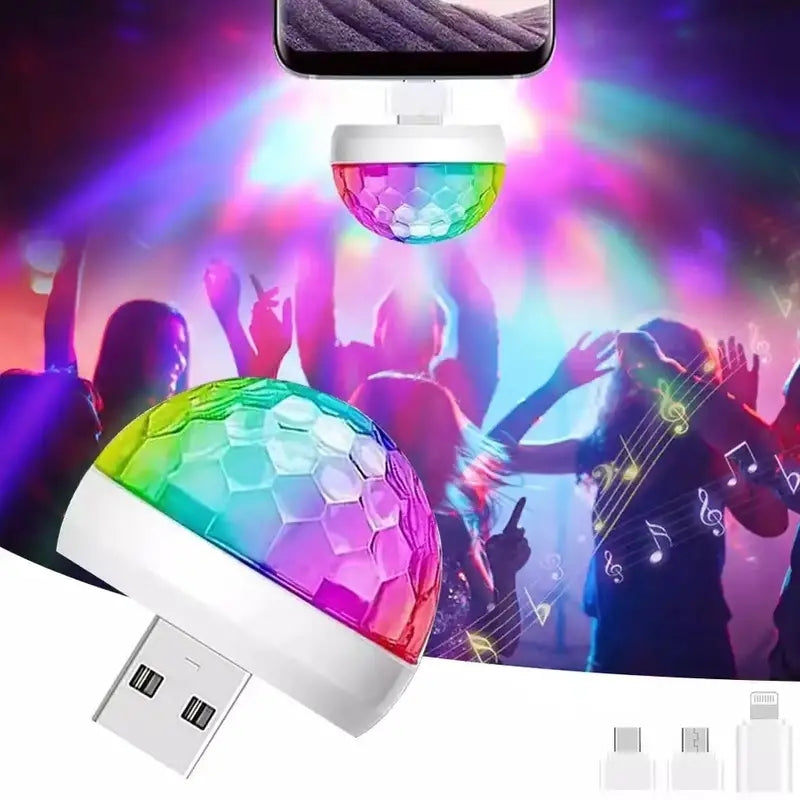 Compact Starlight & Disco Ball Projector