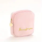 Embroidered Travel Makeup Pouch