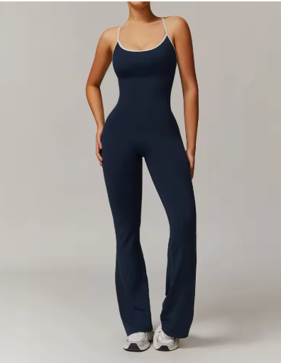 Women's Backless Yoga Jumpsuit