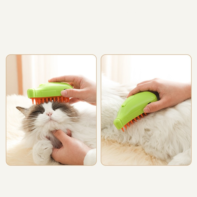 Pet Steam Grooming Brush