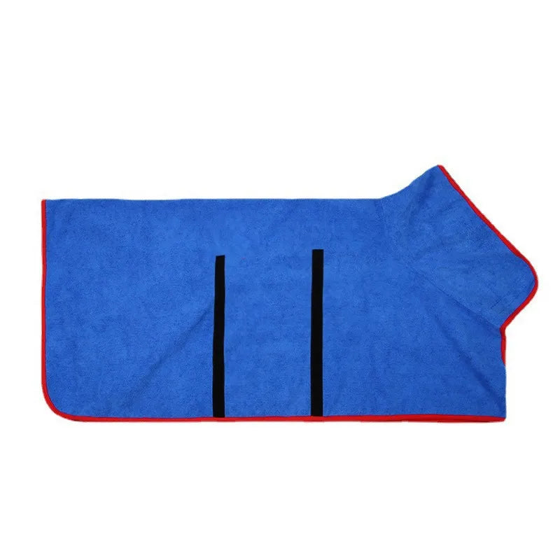 Quick-Dry Microfiber Pet Bathrobe