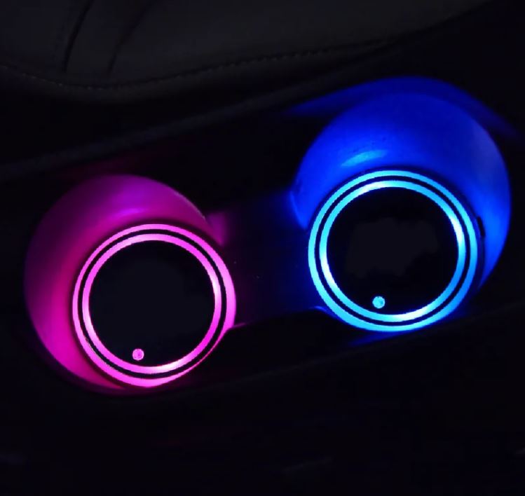Car LED Glow Cup Holder