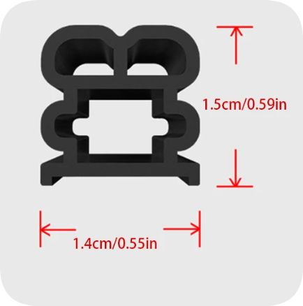 Automotive Door Seal Strip for Noise Reduction