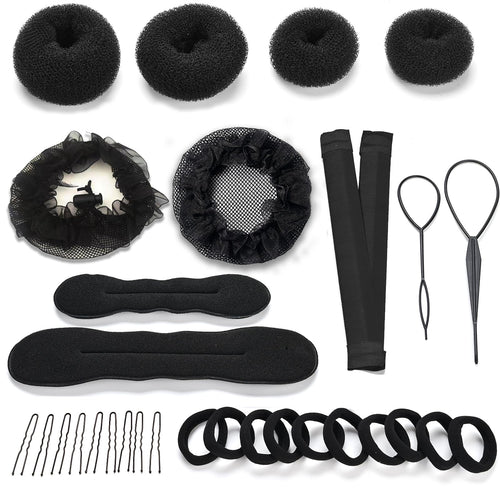 31-Piece Hair Bun Styling Set