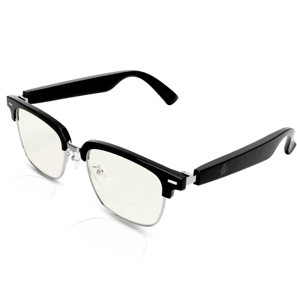 Open-Ear Bluetooth Smart Glasses with Mic & Voice Assistant