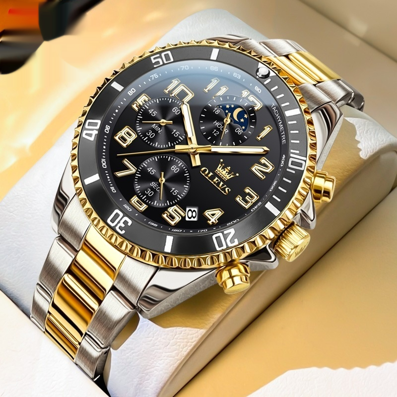 Versatile Men's Metal Watch