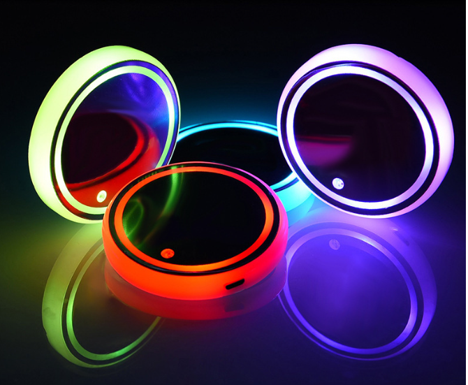 Colorful LED Cup Holder Mat