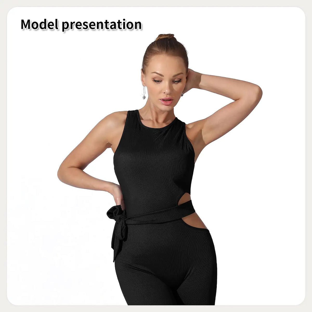 Women's sleeveless jumpsuit product view 5