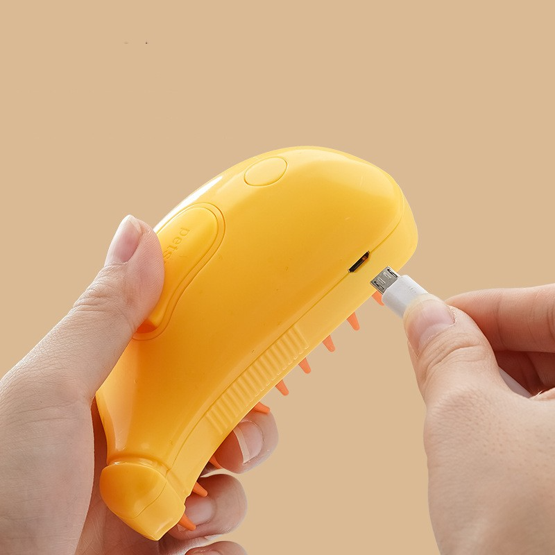 Pet Steam Grooming Brush