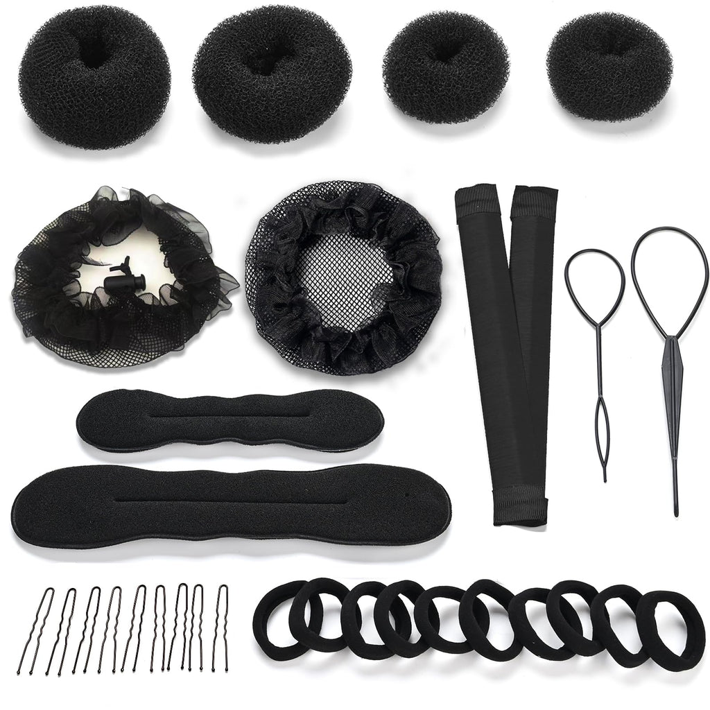 31-Piece Hair Bun Styling Set