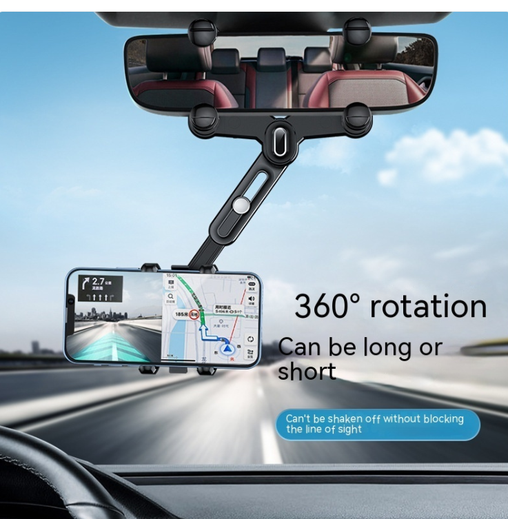 Extendable Car Mirror Phone Mount
