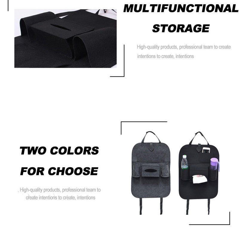 Auto Seat Organizer with Pockets