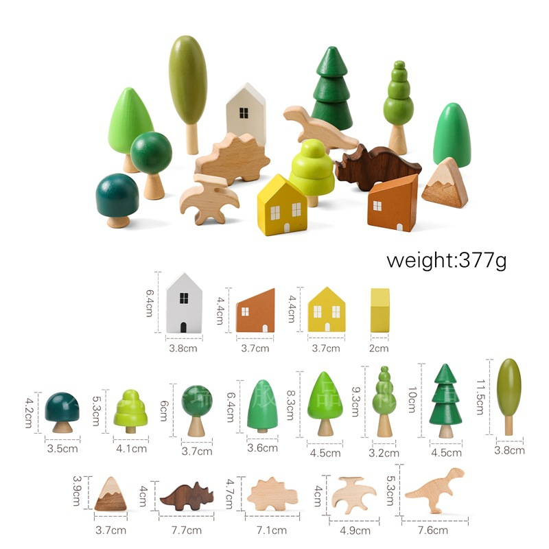 Montessori Wooden Animal Stacking Toy
