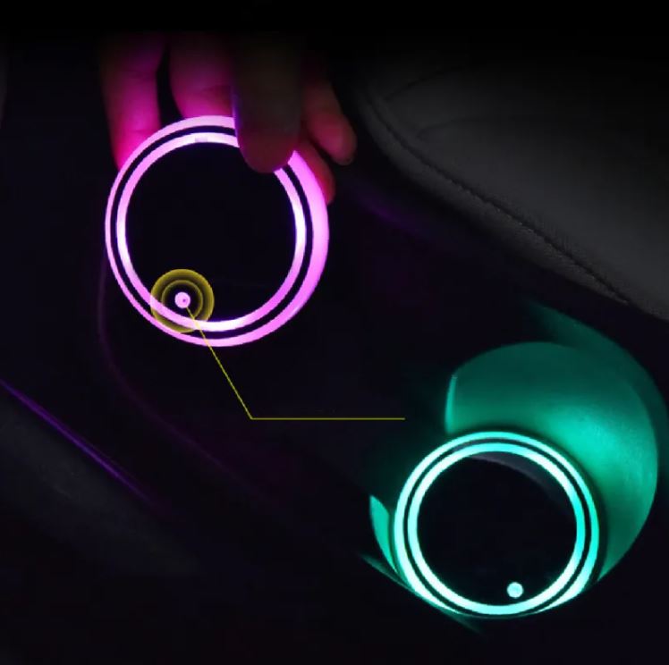 Car LED Glow Cup Holder