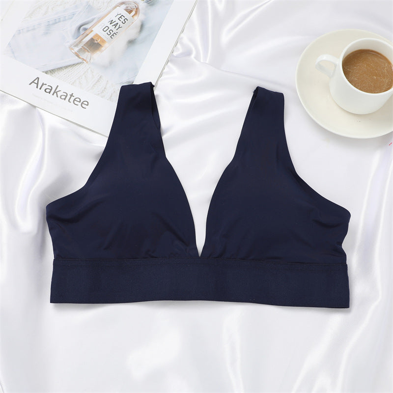 Seamless Deep-V Back Bra