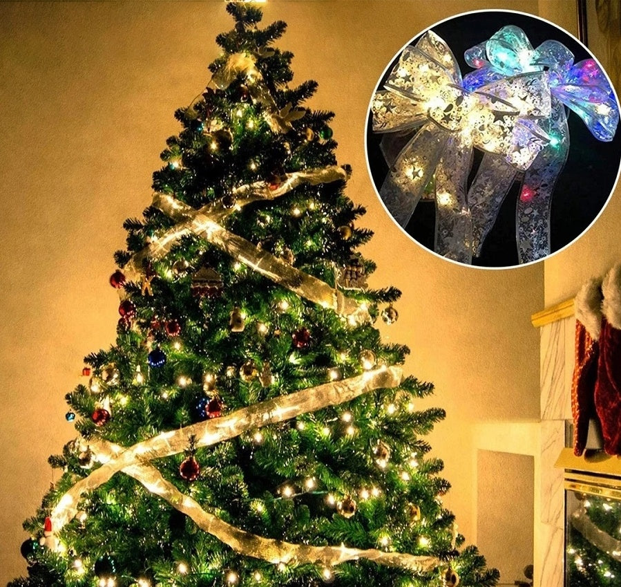 Twinkle Bow LED Ribbon Lights