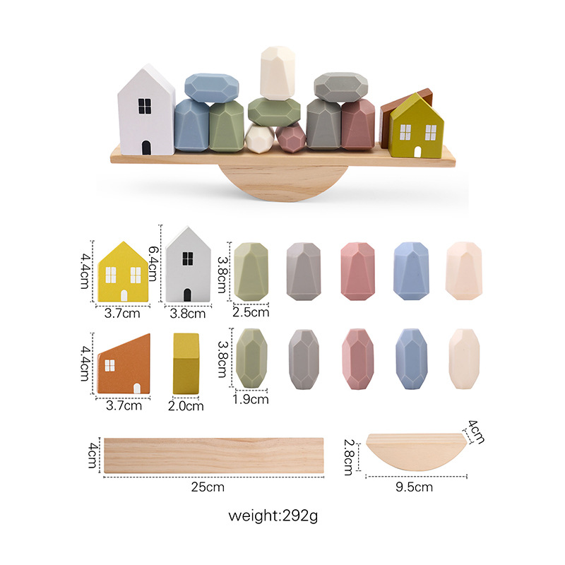 Montessori Wooden Animal Stacking Toy