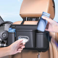 LUXE Car Organizer Backseat Storage with Tissue Holder