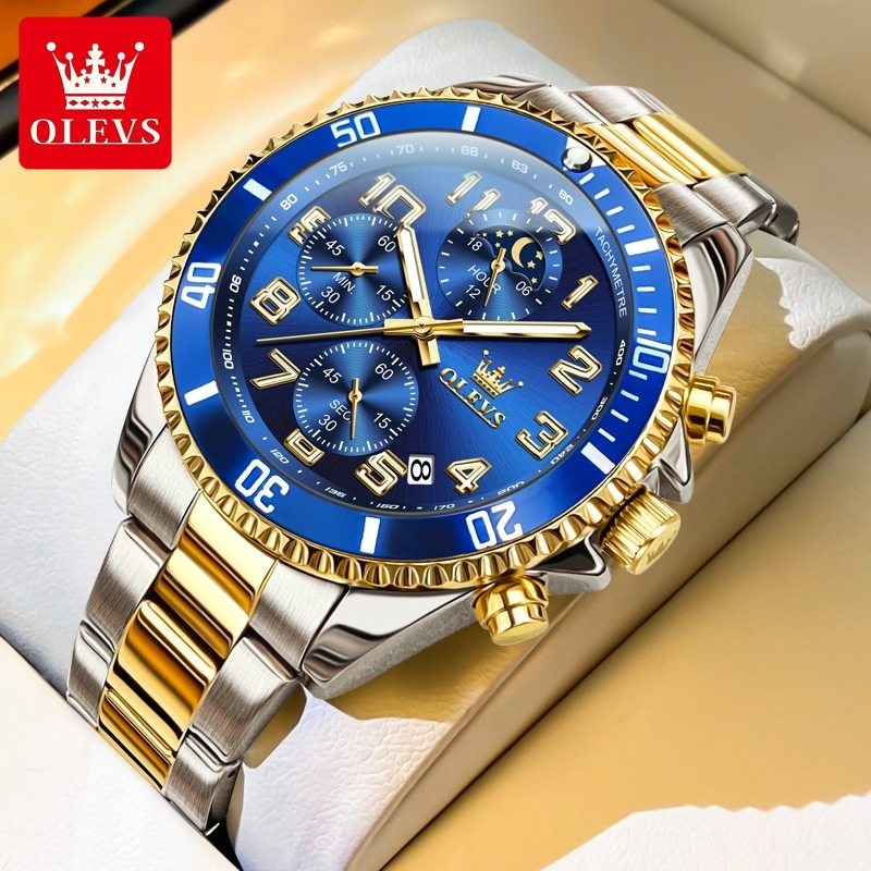 Versatile Men's Metal Watch