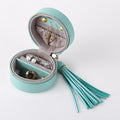 Mini Travel Jewelry Box with Tassel