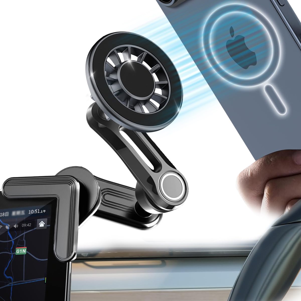 MagHold Tesla Magsafe Mount - iPhone 16/15/14/13/12 Pro Max