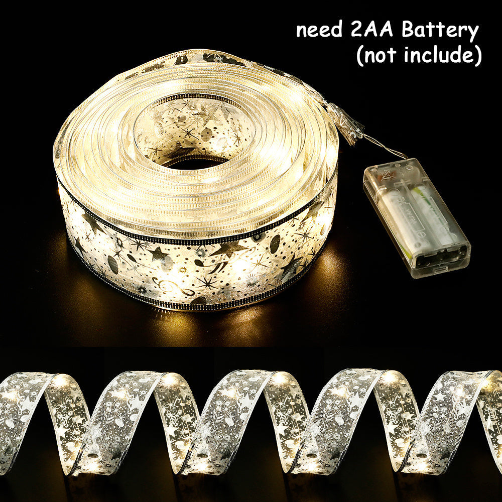 Twinkle Bow LED Ribbon Lights